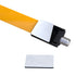Goupchn Ultra Flat Ghost Wire RG6 Coax Jumper Cable 1ft Female to Female for Window, Door