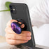 Multi-Function Cell Phone Stand, Mandala Purple Galaxy Expanding Stand Grip for Smartphones and Tablets, 4 Pack,