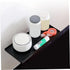 Wall-Mounted Black Monitor Shelf - Multifunctional Desktop Storage Rack