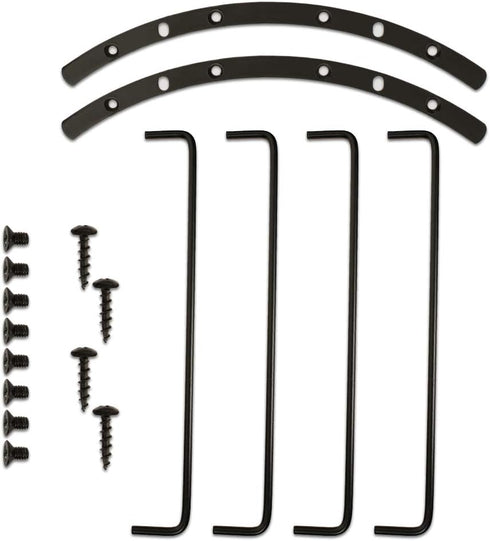 Goldwood 10" Woofer Protection Grille Steel Speaker Bar Grill, Black (BAR-10B)