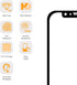 ARMOR 2.5D Full Coverage Flexible Glass Screen Protector for iPhone 11 Pro Max/XS Max, 9H HD Protection