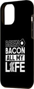 Bacon Lovers Gifts Men - Bacon Pajamas Women 12 Been Bacon All My Life - Making Bacon Case for iPhone Pro Max