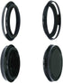 SIOTI 62mm Lens Hood, Aluminum Material, Compatible with All Camera Lens S/C/N/F/O/P, Matte Treatment