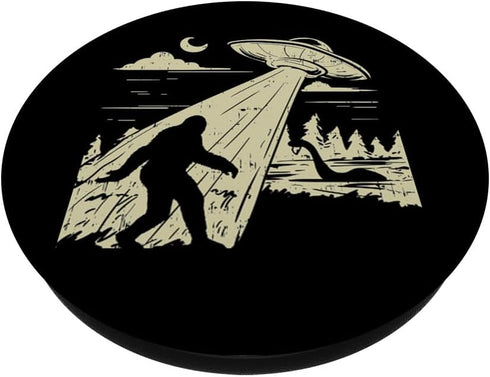 UFO Bigfoot Sasquatch Lochness Monster Alien Funny Believe PopSockets Standard PopGrip