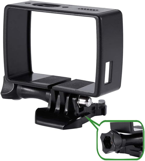 Acouto Black Portable Electronic Device Mount for Xiaomi YI 4K / 2 Sports Action Camera