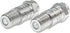 TOJOIN DC Block in-line F-Type RF Coaxial Adapter, 5MHz-2400MHz, 75 Ohm Impedance Connector, 2 PCS