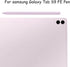 2 Pack Galaxy Tab S9 FE S Pen, for Samsung Galaxy Tab S9 FE / S9 FE+ Stylus Pen Replacement (Purple)