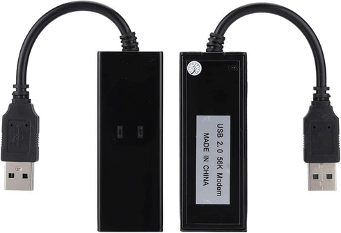 RJ11 to USB Adapter, Fax Modem USB Windows 10, External Dial Up Voice Fax Data Modem for Win7/Win8/Win10