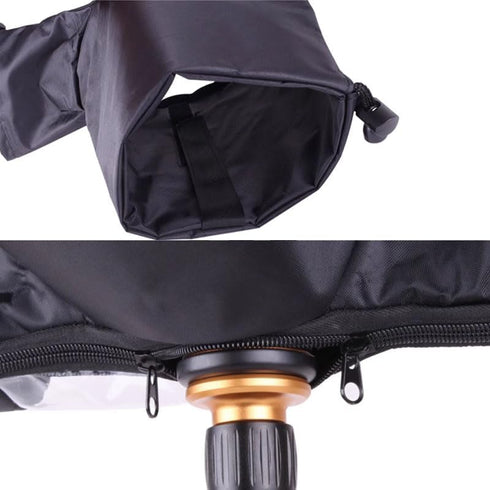 HuaerHui Camera Rain Cover for Canon Nikon Sony Fujifilm DSLR Mirrorless Cameras, Medium Lens Sleeve, Black