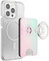 Phone Wallet with Expanding Grip, Wireless Charging Compatible, Wallet Compatible with MagSafe - Mermaid Pink