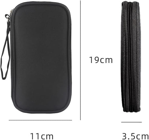 UUYYEO Small Travel Cable Bag Compact Cable Organizer Pouch Charger Cord Carrying Case Power Bank Holder Pouch Portable