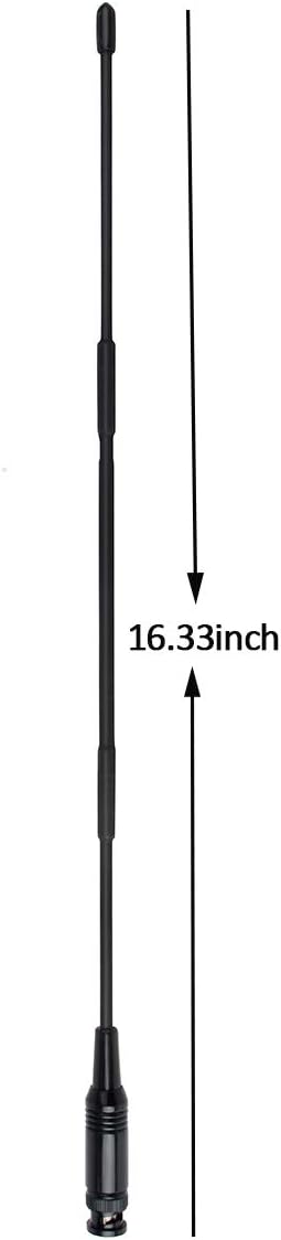 HYS 27Mhz 13-Inch BNC-Male Antenna for CB Handheld/Portable Radio with BNC Connector Compatible with Cobra Midland