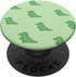 Cute Green Dinosaur T Rex Baby Dino PopSockets Standard PopGrip for Girls Women