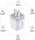 Single Port USB Wall Charger, GiGreen 1A/5V Power Adapter 5 Pack Charging Block Cube Plug Box Compatible Phone X/8/7/Xs/XR/6s/5/SE, Samsung S9/S8/S7/S6 Edge, Note 8, LG G5 V30, Moto, Pixel, Nexus, HTC