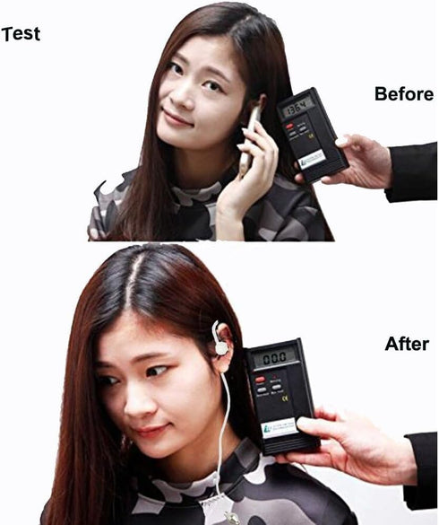 Binaural Air Tube Earbuds with Microphone - Noise Cancelling Headphones for Phone, Pad, Pod, HTC, Sony, MP3 Players.