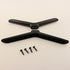 FVDPWYE 2X 22.5cmx5.5cmx2cm TV Base Stand Table Top TV Legs