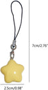Gllehkt 7x2.5cm, Fat Star Phone Chacin Phone Charm Lanyard Strap Bag Hanging Pendant Decorations Ornament Fashion