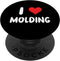 I Love Molding - Heart Architecture PopSockets Standard PopGrip for Home Renovation