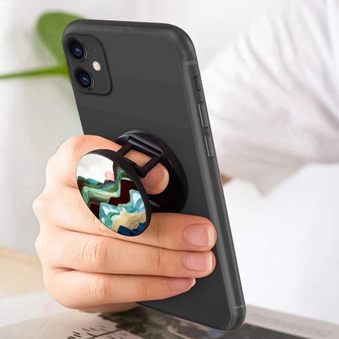 Multi-Function Cell Phone Stand, Rose Gold Mountain Sunset Expanding Grip for Smartphones and Tablets (6 Pack), PENGY-61