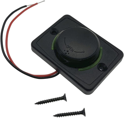 Car 12V RV USB Charger, Quick Charger 3.0 Wall Mount USB Charging Station with Green Indicator Light and Cap