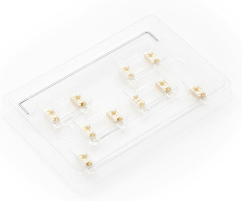 KPREPUBLIC Neo & QK PCB Stabilizer - for Gaming Mechanical Keyboard, 1.2mm PCB, QKS Beige Only for 1.2mm PCB
