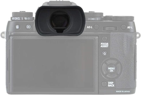 JJC EF-XTL Soft Silicone Eyecup for Fuji XT1 XT2 XT3 XT4 GFX-50S GFX100 X-H1, Compatible with Fujifilm