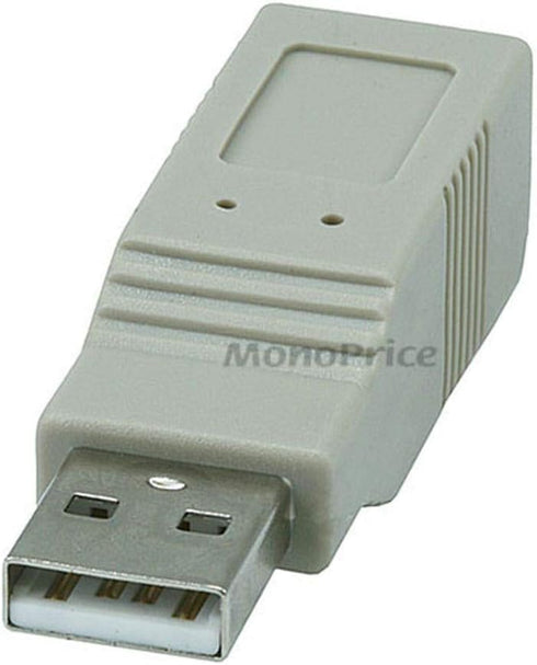 Monoprice USB 2.0 A Male/B Female Adaptor, 100363