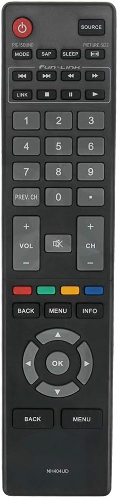 NH404UD Replace Remote Fit for Magnavox TV Models 39ME413V/F7, 46ME313V/F7, 50ME345V/F7, and More