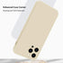 Liquid Silicone Case for iPhone 12 Pro Max 6.7 Inch, Slim Soft Anti Scratch Gel Rubber with Microfiber Liner
