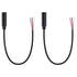 Fancasee 2 Pack Replacement 3.5mm Female Jack to Bare Wire Open End TRS 3 Pole Stereo Audio Cable