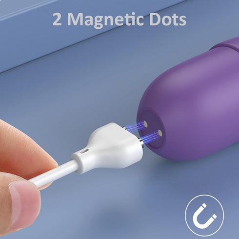 Magnetic USB Cable DC Charger, Charging Cord with 2 Pin for Replacement Toys - 0.24in/6mm