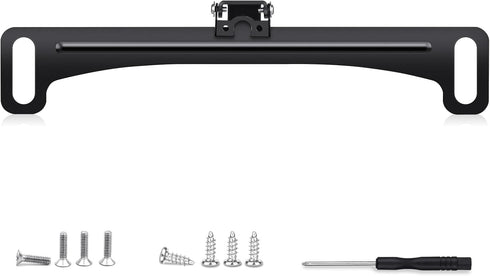 GLK Universal Rear Backup Camera License Plate Bracket, Full Stainless Steel Rear View