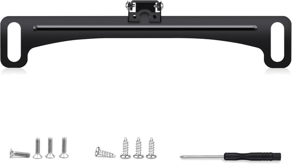 GLK Universal Rear Backup Camera License Plate Bracket, Full Stainless Steel Rear View