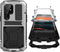 Samsung S23 Ultra Compatible Metal Case with Screen Protector, Rugged Heavy Duty Full Body Tough Case (Silver)