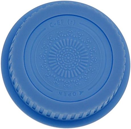 Fotodiox Designer (Blue) Lens Rear Cap Compatible with Canon EOS EF and EF-S Lenses