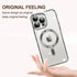 ZIYE iPhone 15 Pro Max Case - Luxury Clear Plating, Soft TPU Bumper, Full Camera Protection, MagSafe Compatible (6.7")
