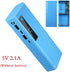 Minhe 5V 2 1A 5 21700 Power Bank Case With USB Port Output Supporting X Flat Head Batteries For DIY Battery Holder
