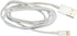 VisionTek 1 Meter Lightning to USB Cable - White, Model 900704, 3 Feet Long for Fast Charging and Data Transfer.