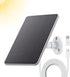Solar Panel for WYZE Battery Cam Pro, 4W 5V Wireless Outdoor Panel with 10ft Micro USB Charging Cable, Adjustable Mount