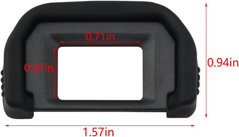 BLLNDX 3PCS 300D 350D 400D 450D 500D 550D EF Viewfinder Protective Cover Rubber Camera Eyepiece Hood for Digital SLR