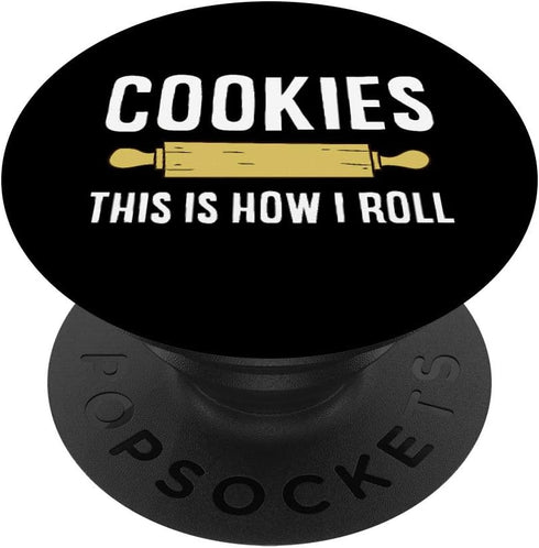 This Is How I Roll Christmas Cookie Baking Baker Cookies PopSockets PopGrip for Phones & Tablets