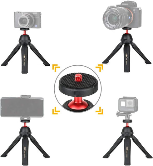 Handheld Mini Tripod for Camera, Tabletop Tripod with 360° Ball Head for Sony ZV-1 RX100VII RX100 VI RX100V A7C