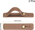 MECCANIXITY Brown Silicone Phone Loop Finger Holder Grip Stand, 2Pcs for Most Smartphones