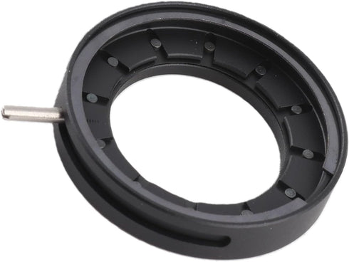 Fafeicy 14 Adjustable Aperture Diaphragm for Microscope, Optical Diaphragm with Blades Metal Lens, Microscope Accessory