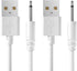 Bicmice 2.7Ft Fast Charger Replacement Cord - 2 Pack, USB DC Charging Cable 2.5mm