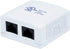 Monoprice Cat5e Double Surface Mount Box (107091), White