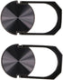 2PCS Foldable Laptop Stand, Non-Slip Base Bracket Support, Zinc Alloy Mini Cooling Stand for Keyboard