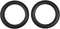 Socobeta 2pcs 8 inches Speaker Rubber Perforated Subwoofer Surround Rings Replacement Parts for