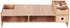 Wooden Monitor Laptop Stand, Modern Desk Storage Organizer for PC Computer, Neck Protector Office Desk Rack Shelf