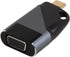 USB-C to VGA Adapter, USB Type C to VGA Travel Adapter, Compatible with MacBook Pro 2020, iPad Pro 2020, Black